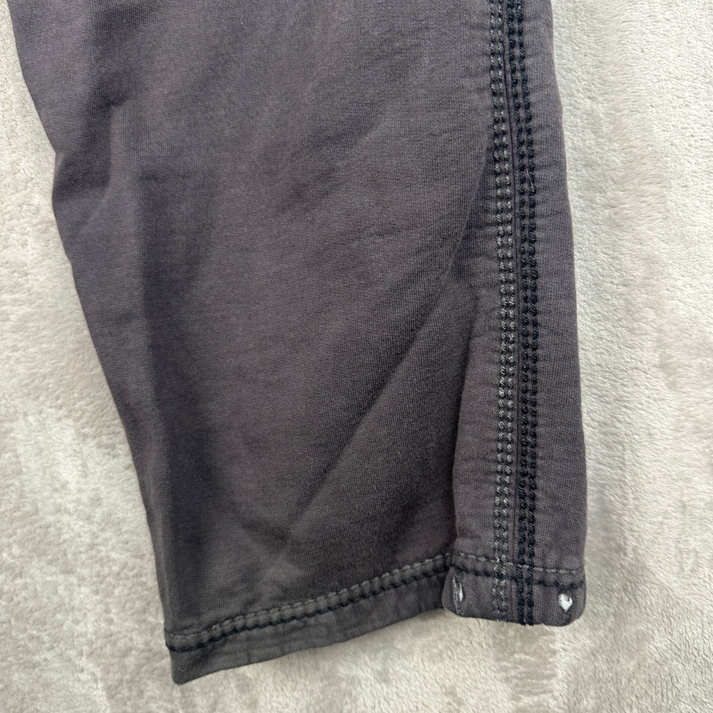 True Religion Mens Size Large World Tour Sweatpants Gray 100% Cotton Drawstring - Picture 6 of 10